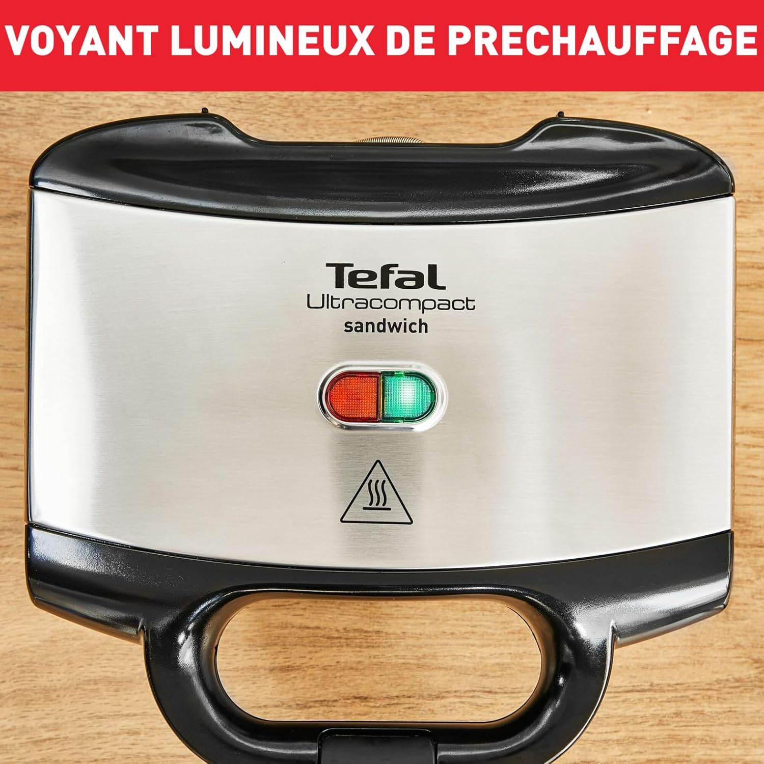 Tefal - Ultracompact - appareil croque-monsieur - rapide, rangement facile, sécurité, SM155212