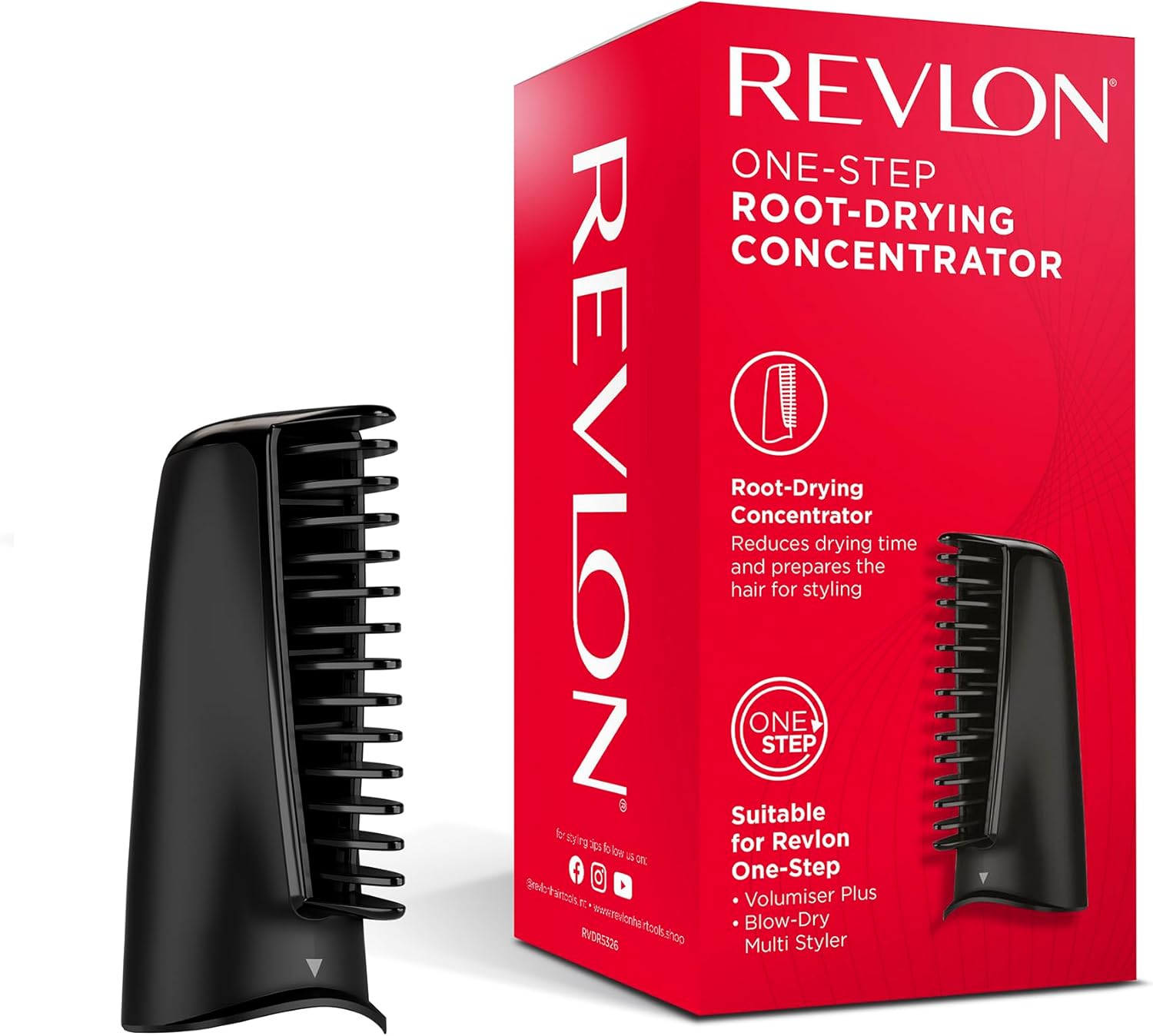 Revlon - concentrateur spécial racines, accessoire, séchage ciblé