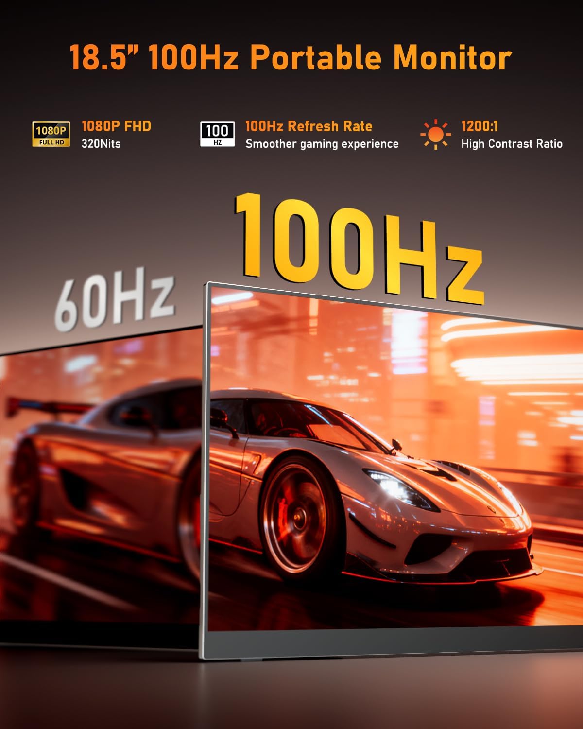 Yodoit - écran portable 18,5