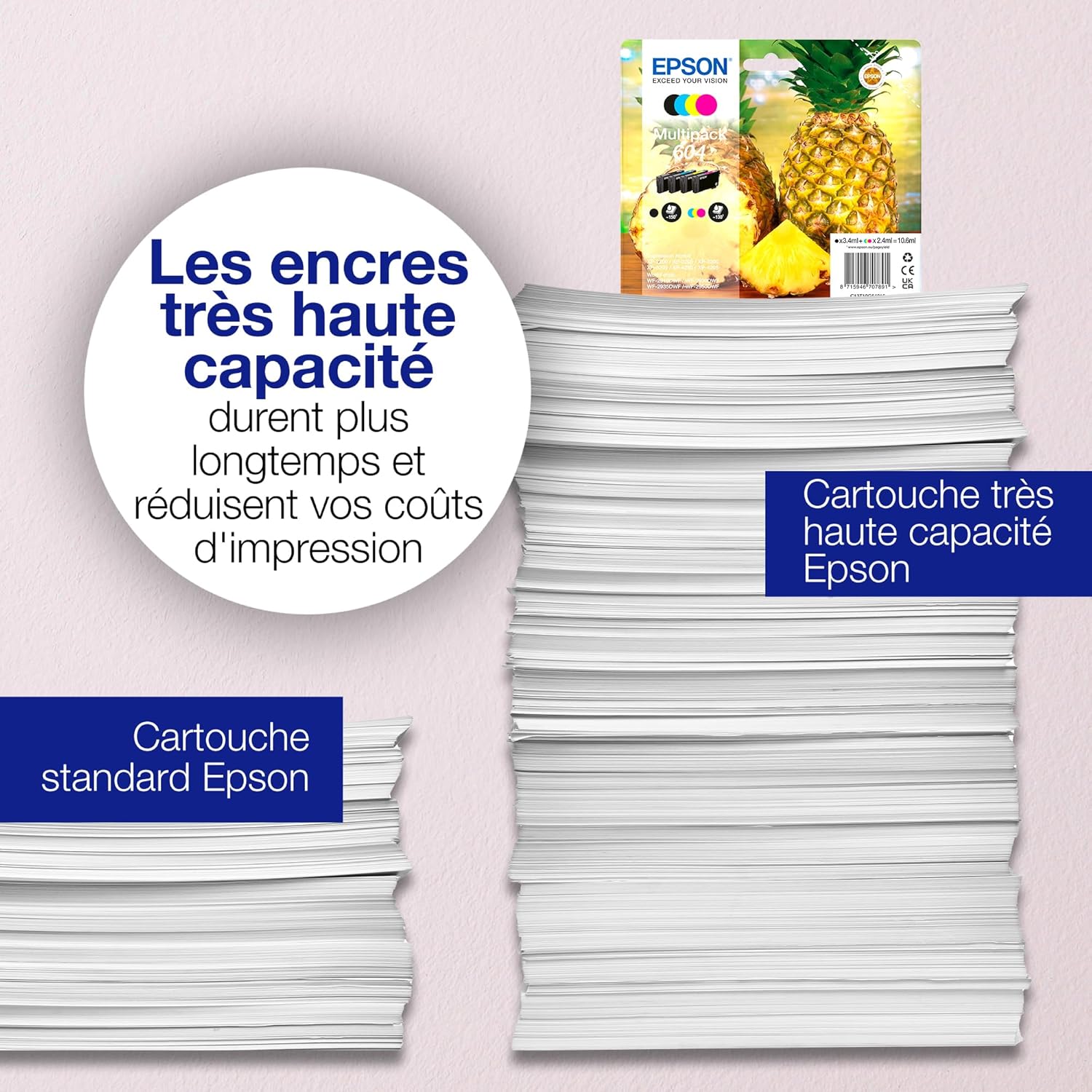 Epson - Cartouches 604XL multipack 4 couleurs - haute capacité