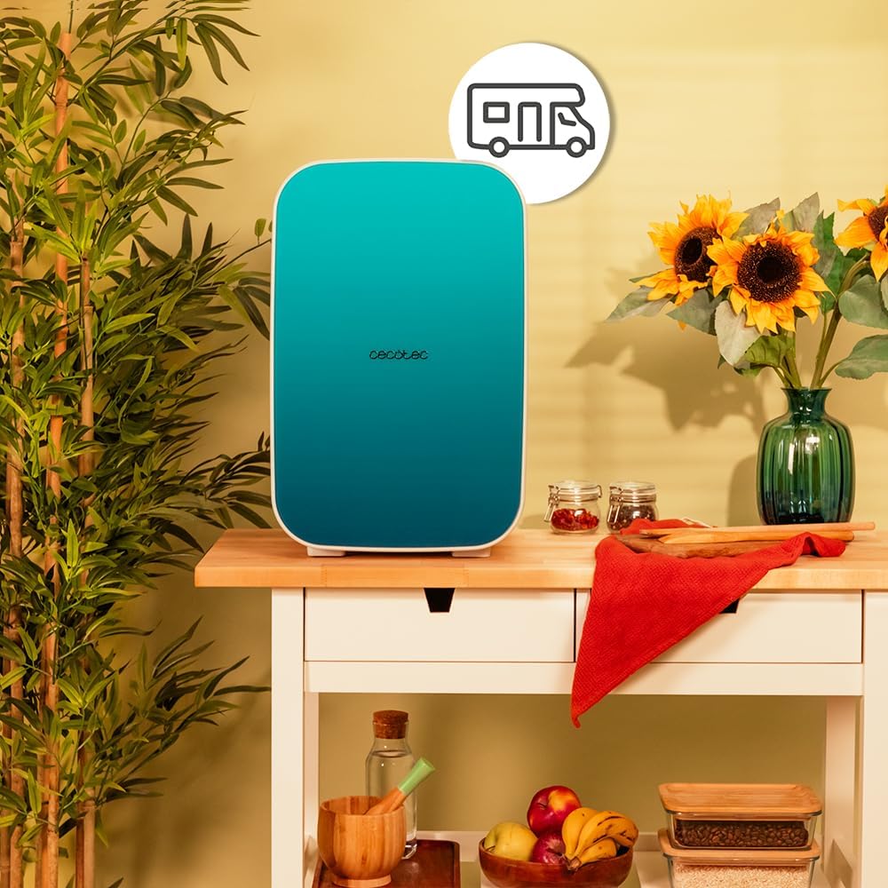 Cecotec - Mini Frigo Bolero MiniCooling - 25L - 12V/220V, Chauffe/Refroidit, portable, 7-65°C, Bahamas Pat 1