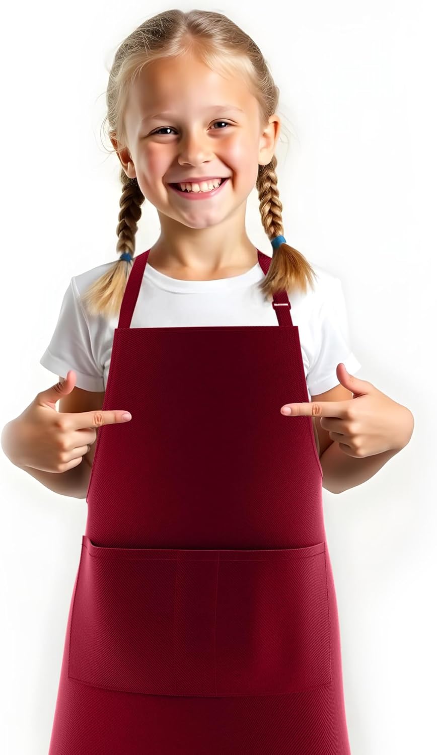 LEFUNDA - tablier cuisine réglable étanche 3 poches, longues lanières