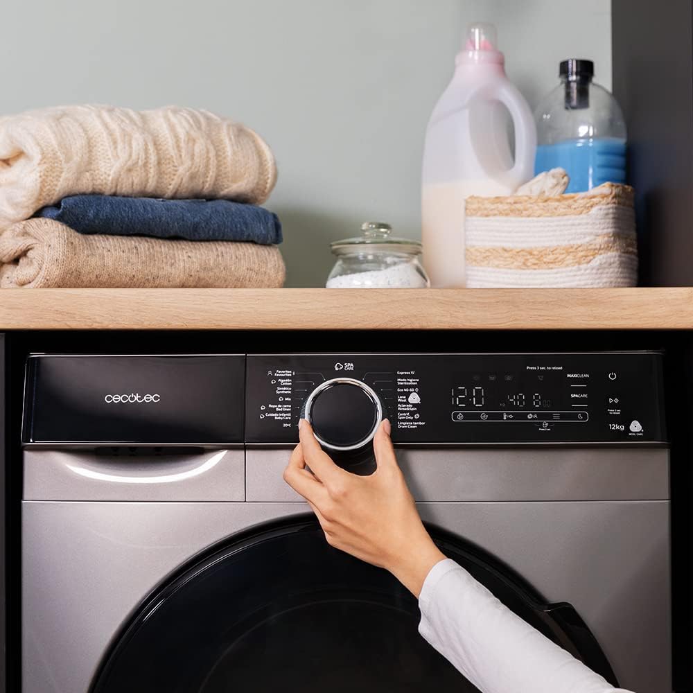 Cecotec - Bolero DressCode série - 12 kg, 1400 tr/min, Inverter, 14 programmes, 121000