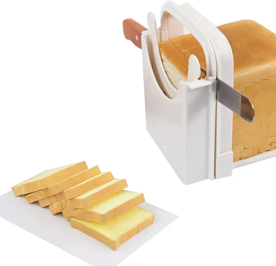 Trancheuse à pain réglable - coupe épaisseurs multiples - manuel