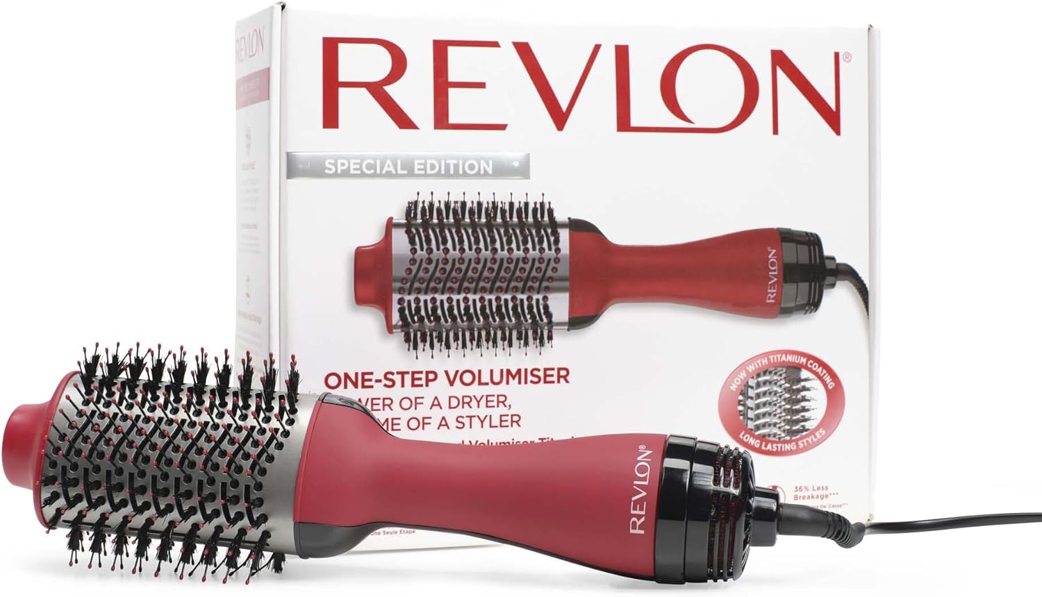 Revlon - Salon One-Step Titane - sèche-cheveux volumisant, double prise - RVDR5279UKE