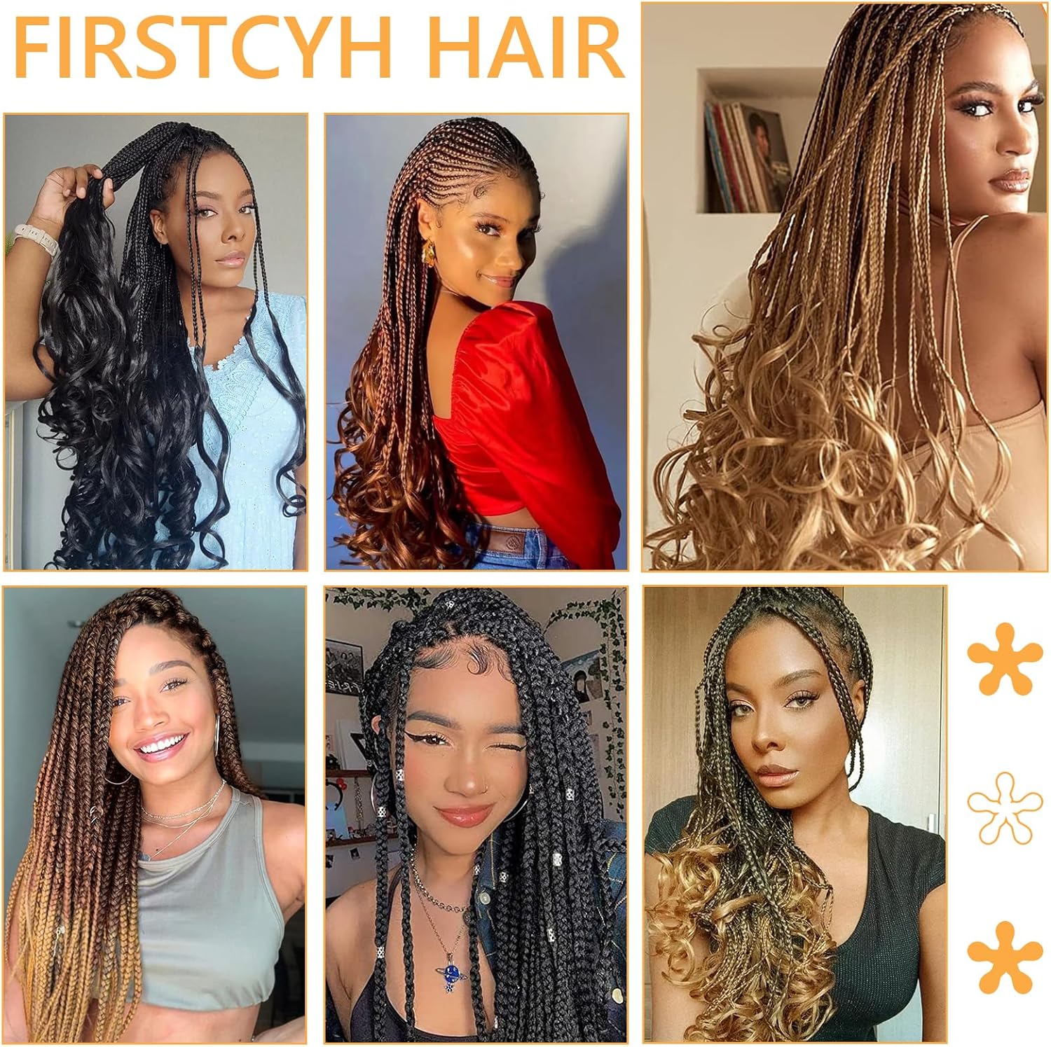 Meches Boucle - French Curl 56cm - 7 Paquets Cheveux Bouclés 27/613