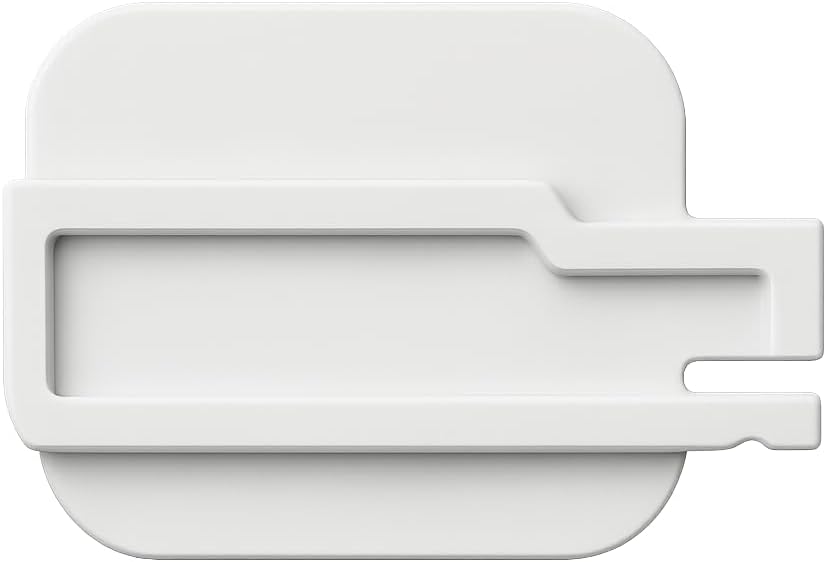 Support télépéage pare-brise slim, adhésif, fixation badge, 2 pièces