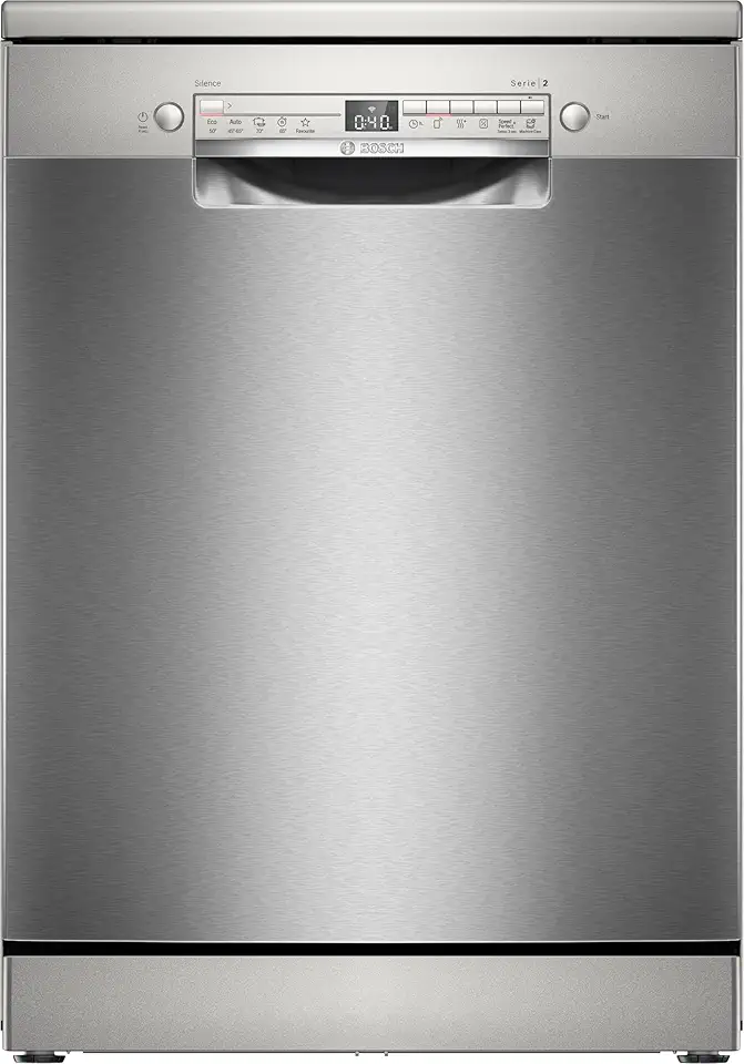 Bosch - lave-vaisselle Série 2 60 cm, acier brossé, SMS2HVI02E