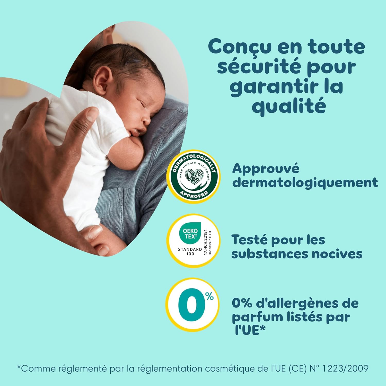 Pampers - Premium Protection taille 7, 128 couches, stop fuites, 15kg+