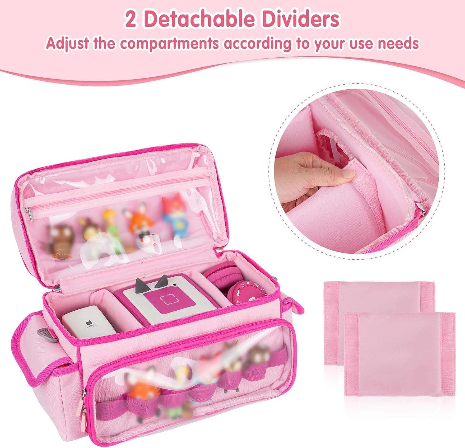 Étui de transport Toniebox 2/1 - sac rangement personnages, accessoires