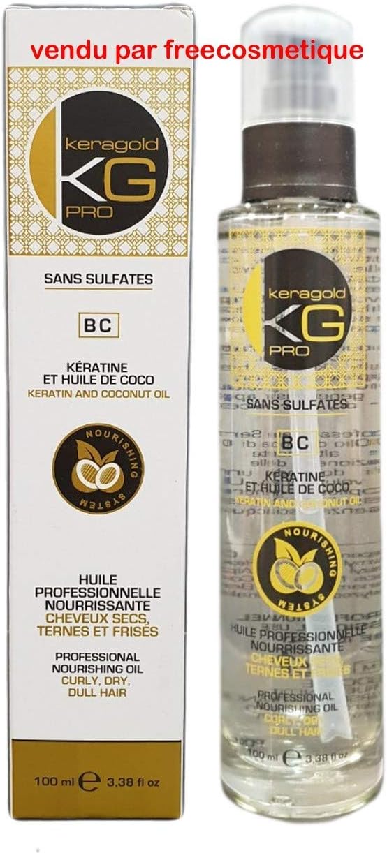 KERAGOLD - PRO gamme AB - 250ml/500ml/100ml - kératine coco, sans sulfates