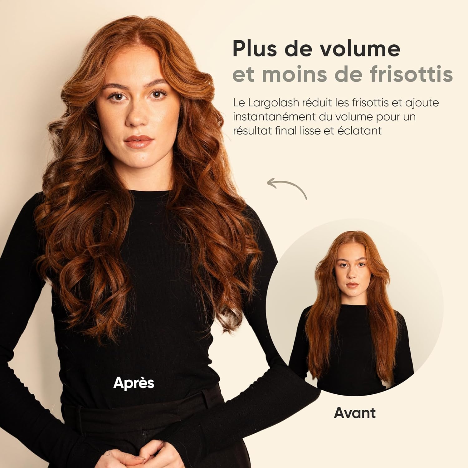 Brosse soufflante - luxe blanc argent - 135000 RPM - séchage rapide, ionique, auto-wrap, volumateur, lisseur