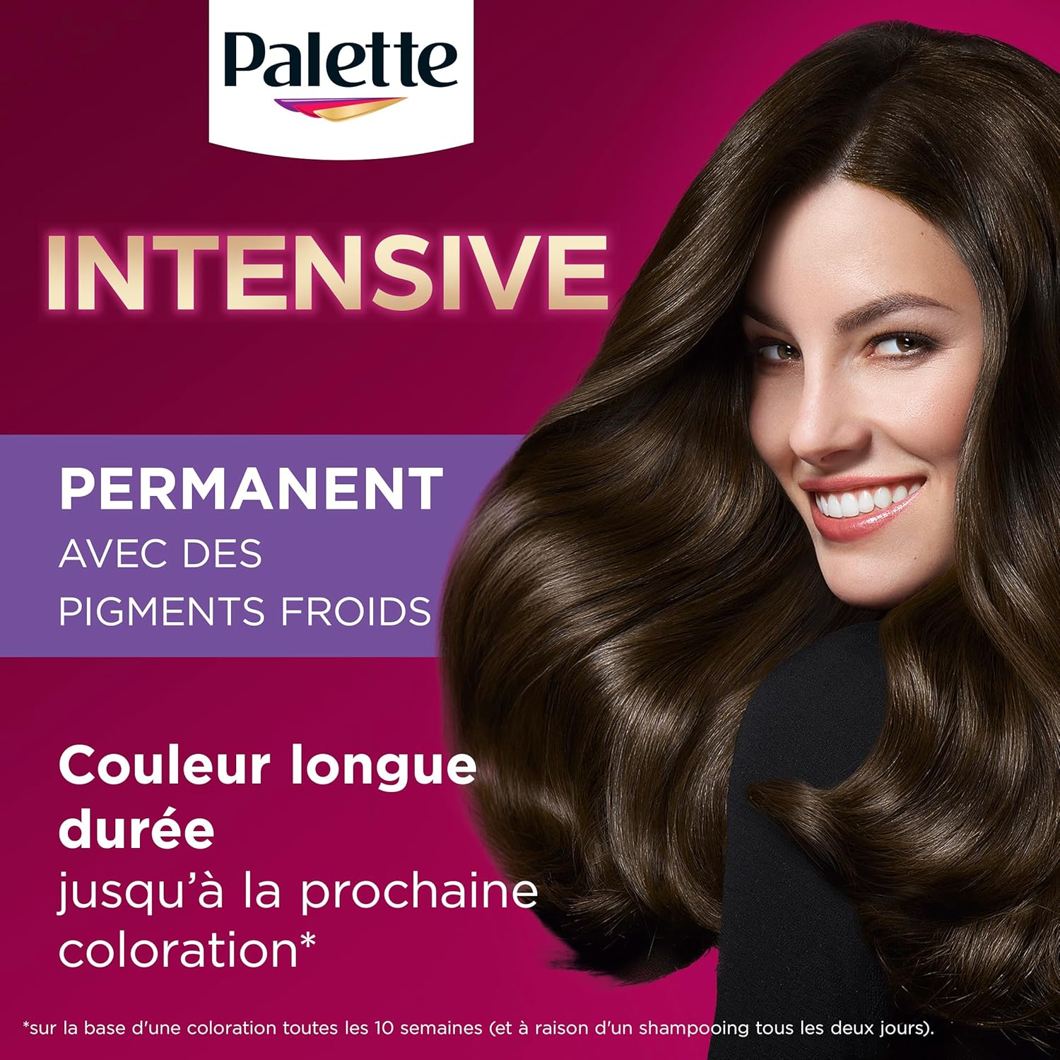 Palette - Intensive coloration permanente cheveux, longue tenue, Chocolat Griotte 878