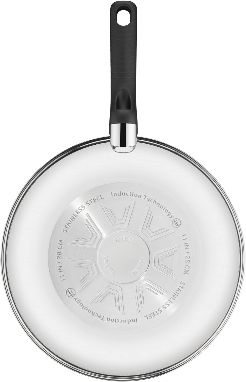 Tefal - Comfort Max - wok 28 cm - inox induction antiadhésif G7261944