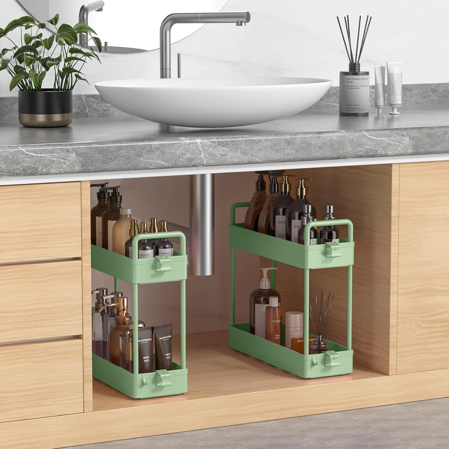 SOLEJAZZ - chariot 3 niveaux - étroit, mobile, roulettes, cuisine