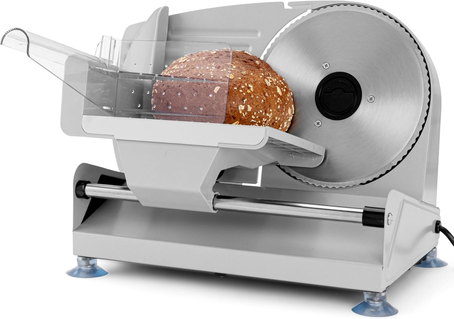 Clatronic - trancheuse universelle MA 3585 - lame 190 mm inox, épaisseur réglable, 150W