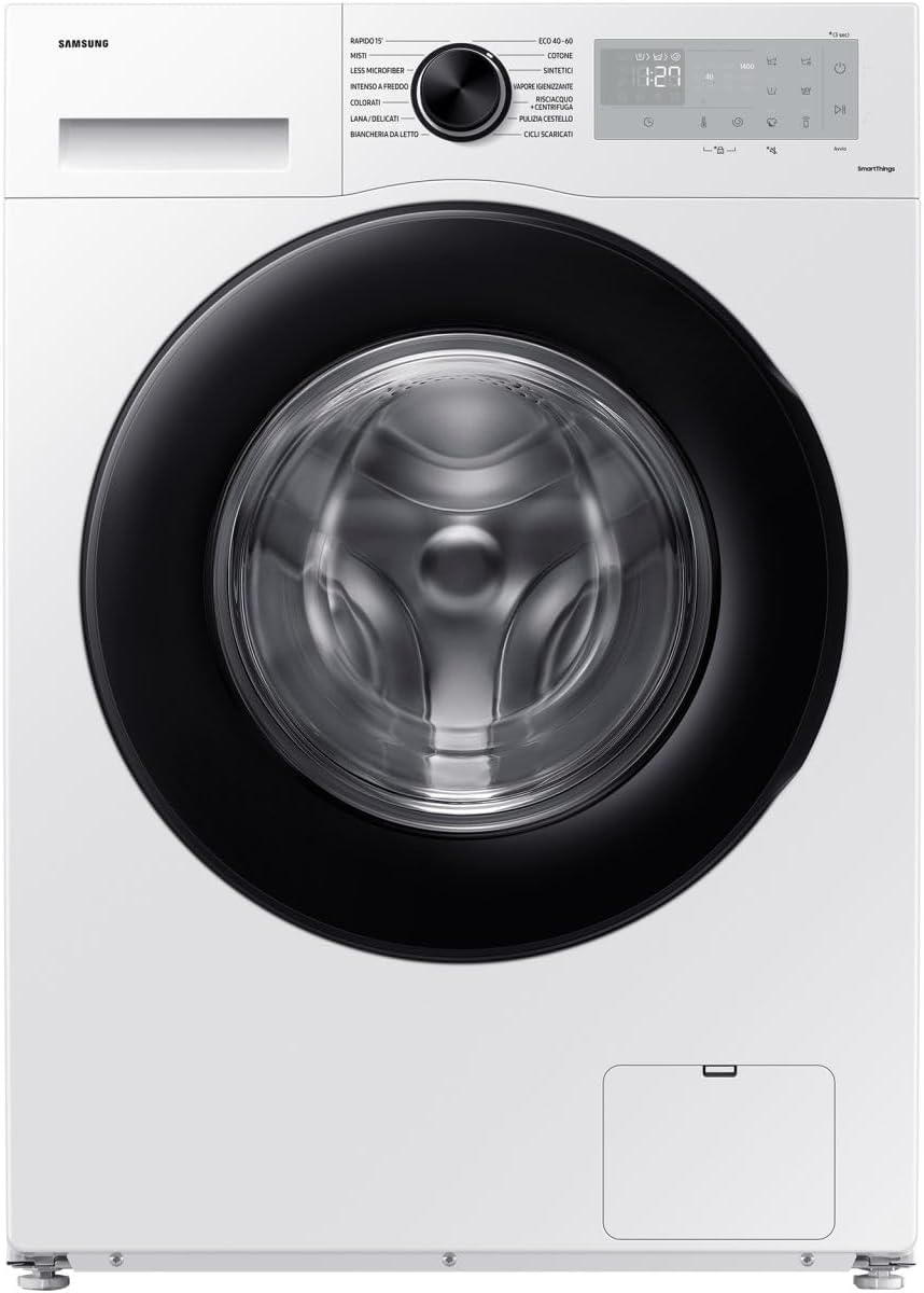 Samsung - Crystal Clean série - 60x85x60 cm - 8 kg, Wi-Fi, Ecobubble, vapeur, WW80CGC04DAHET