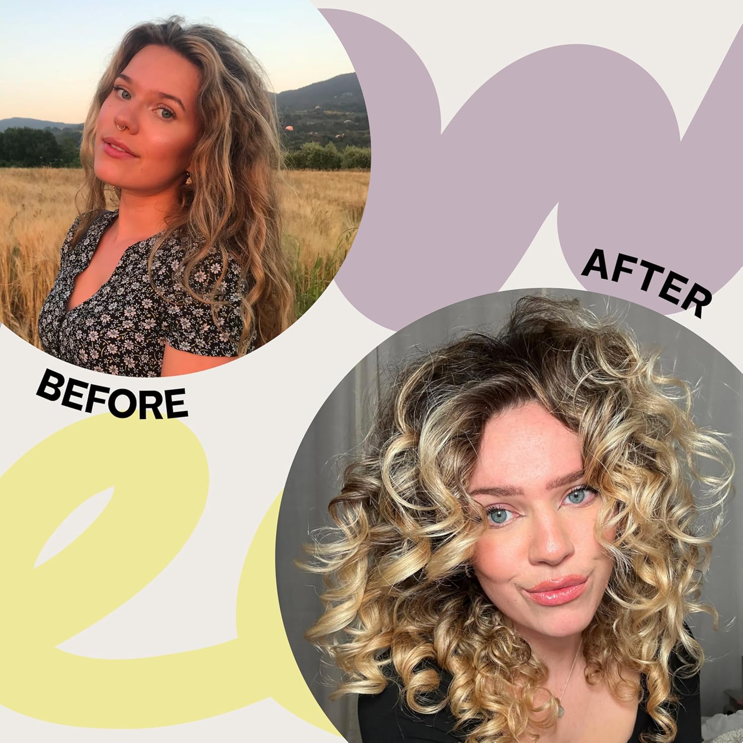 BALI CURLS - Kit Soin Boucles 150ml/150ml/30ml - hydratation, définition, brillance