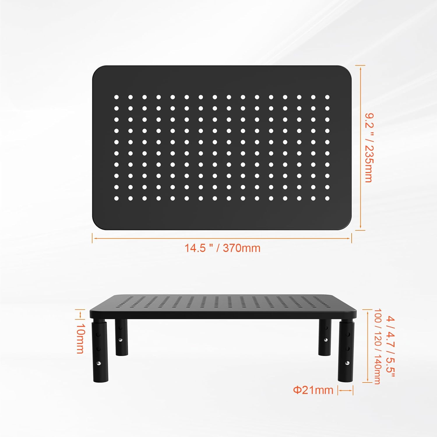 Grifema - support écran réglable - 3 hauteurs - charge 20kg - GB1051