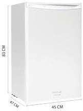 Cecotec - Bolero CoolMarket TT 90 - 90L - porte réversible, classe E, température réglable