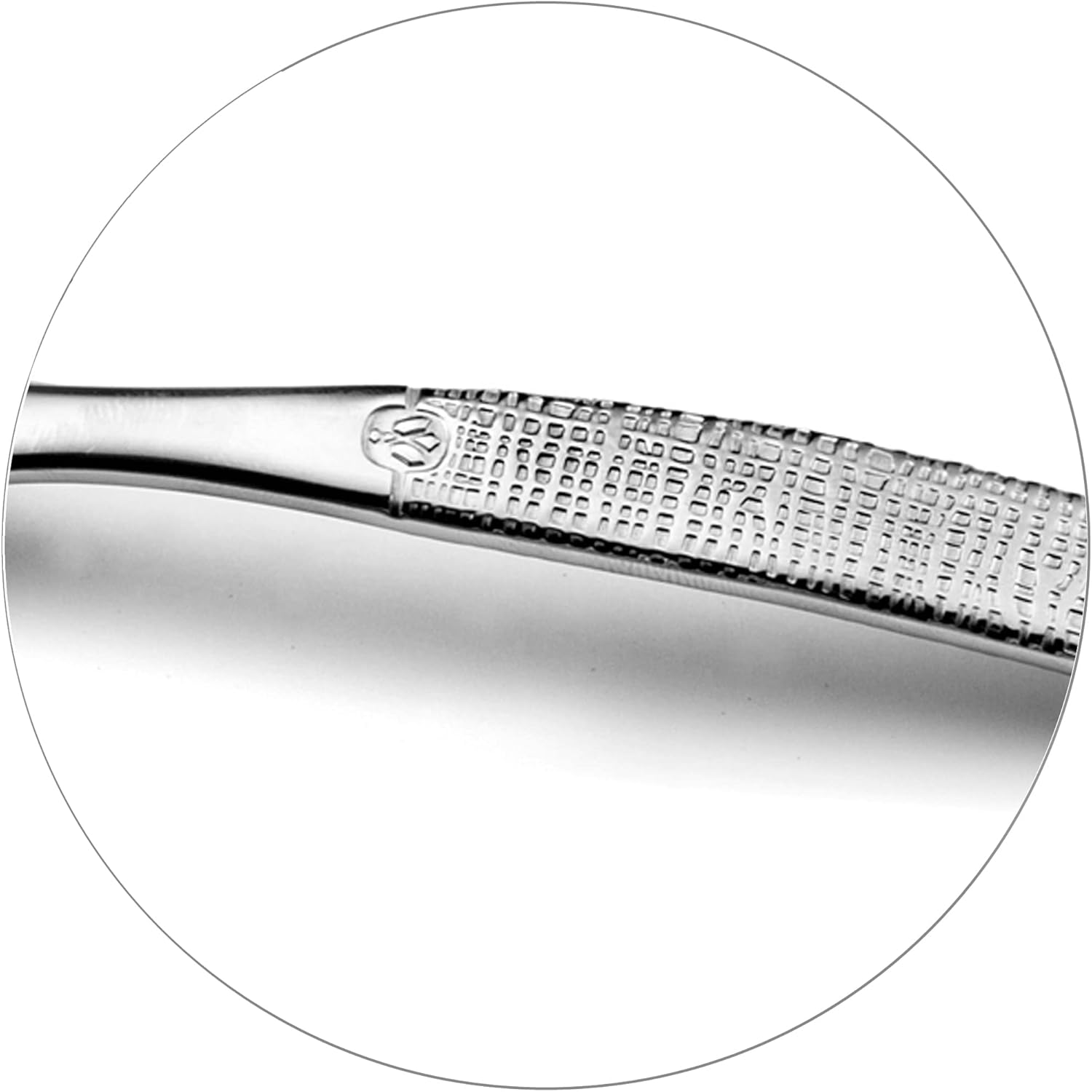 Lou Laguiole - Jet - 24 pièces, inox 18/0, finition texturée