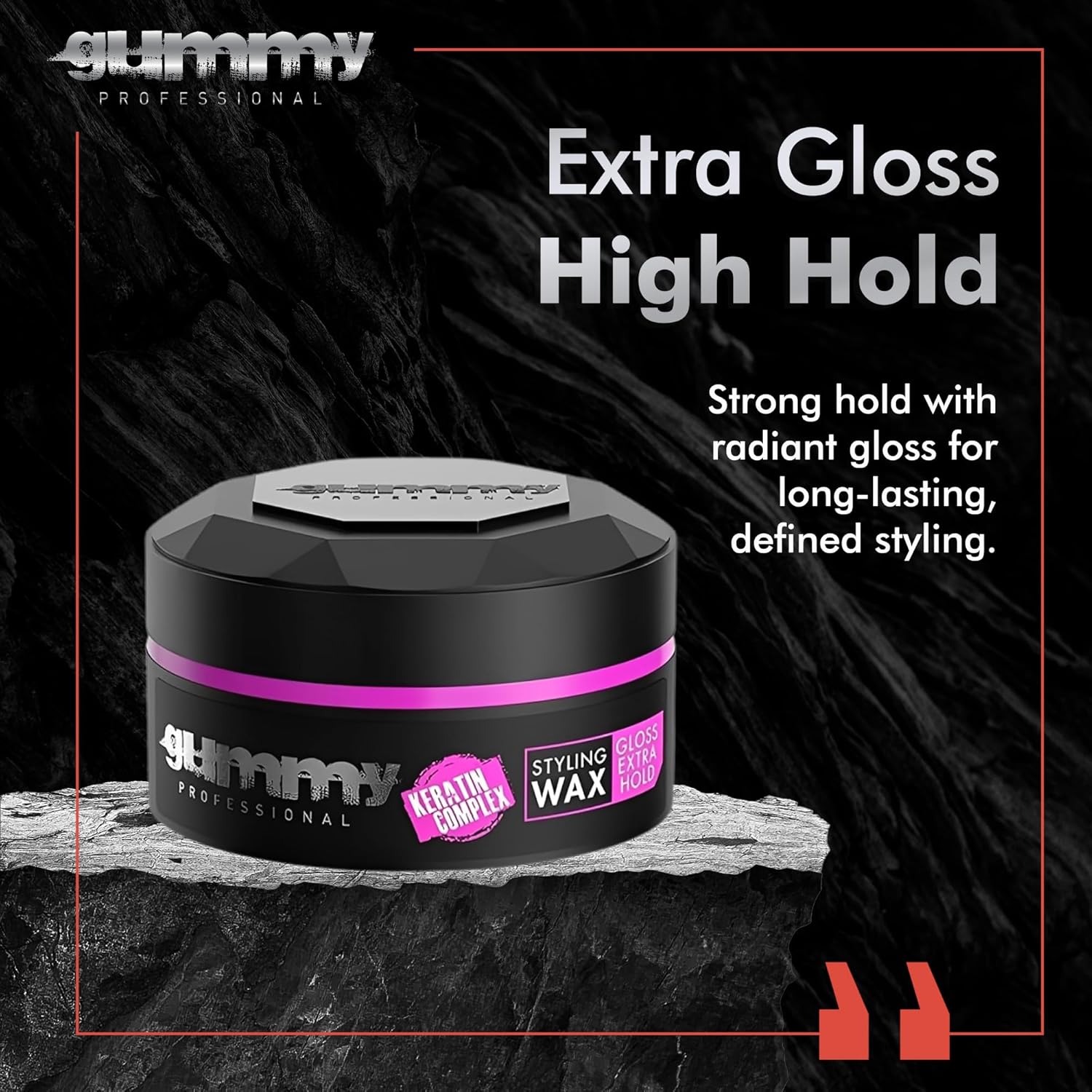 Fonex - Gummy Extra Gloss - 150ml - cire effet mouillé, fixation forte