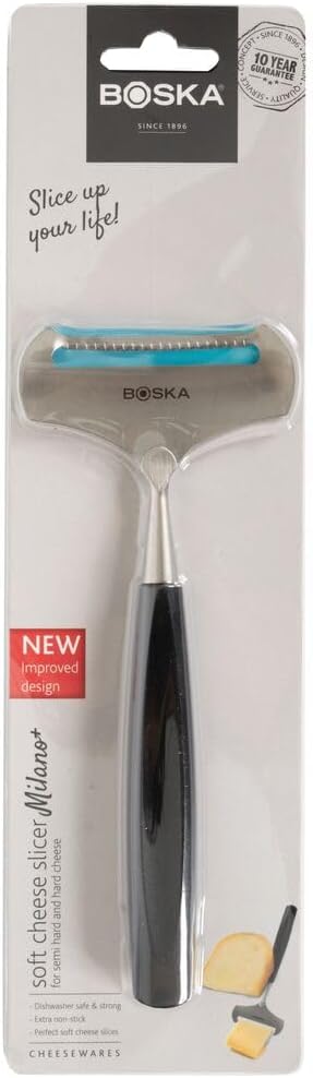 Boska - mandoline Milano+ - 180x75x15mm - inox, bois, pour fromage doux
