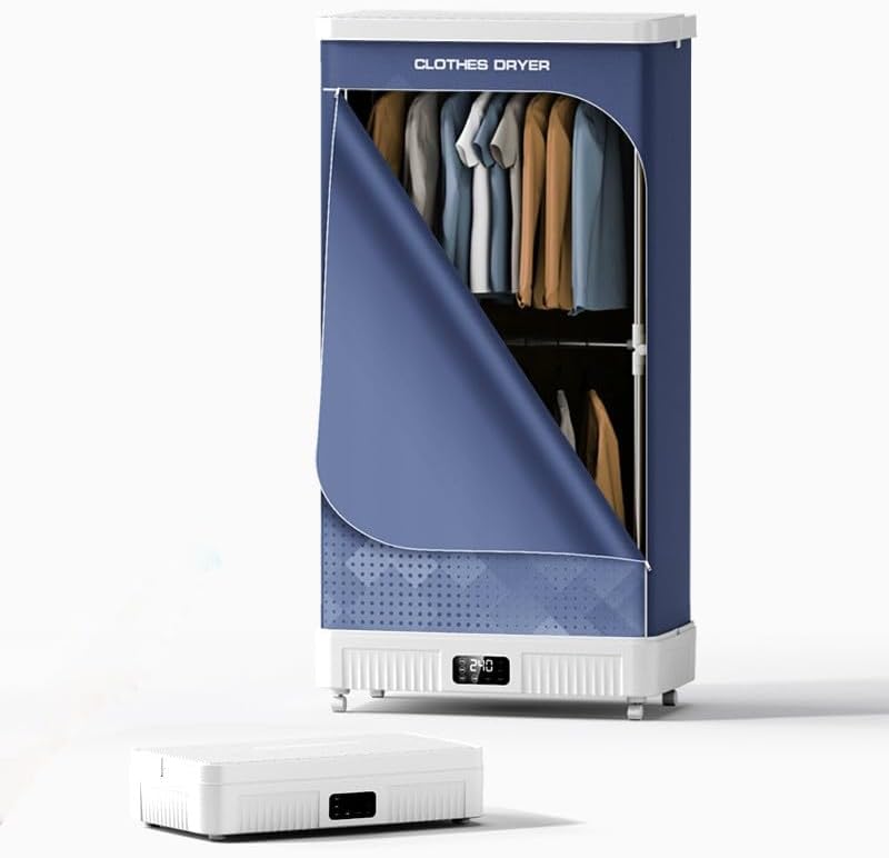 Sèche-linge électrique 2 niveaux 1300W pliable 500L avec minuterie