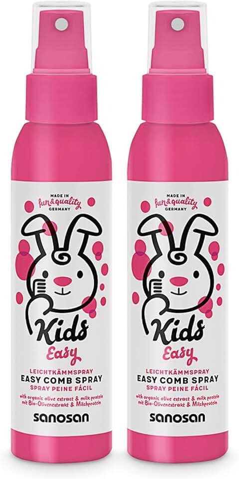 Sanosan - Spray démêlant enfant - 2x125ml - olive bio & lait