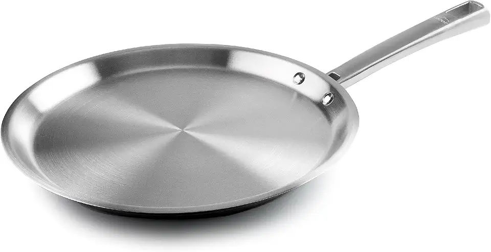 Lacor - Foodie crêpière inox 28cm, induction, lave-vaisselle, 45829