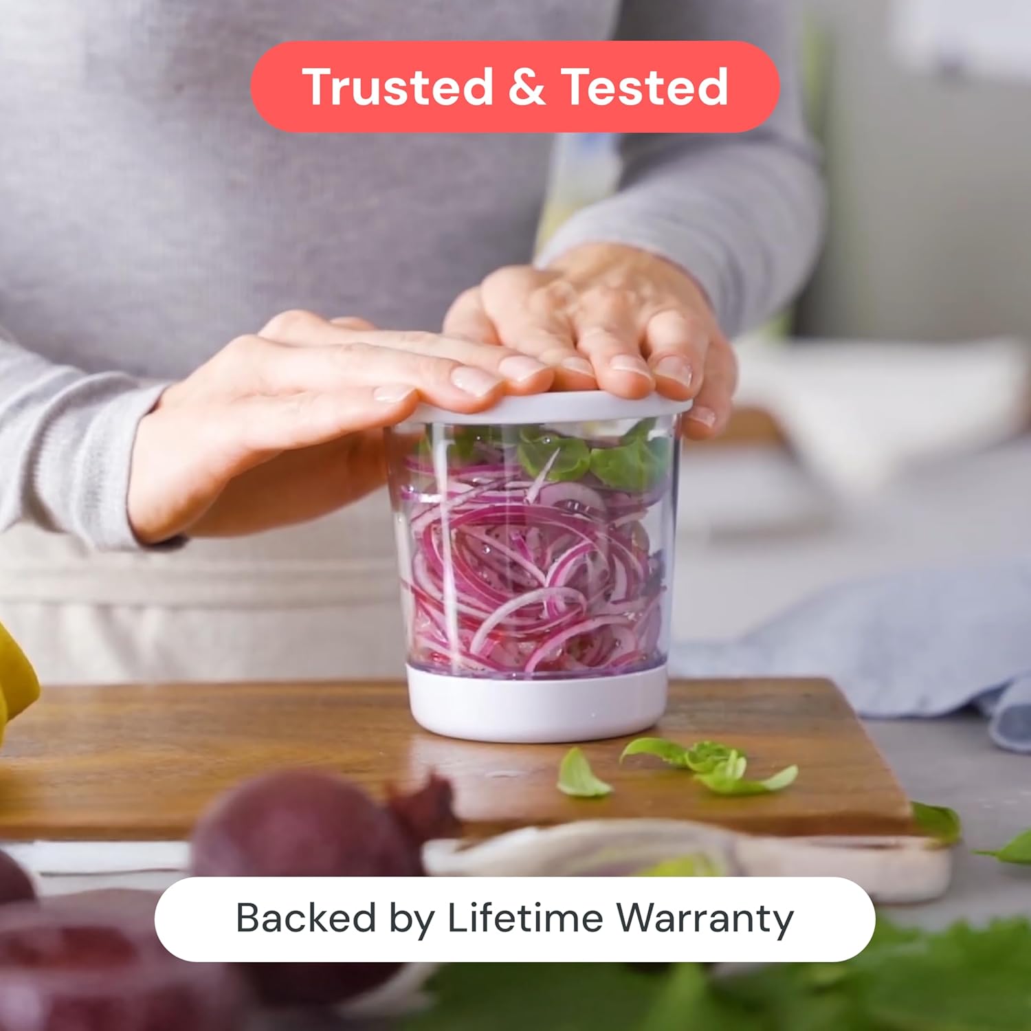 Spiraliseur de légumes 4-en-1 manuel, multifonction, coupe spirale