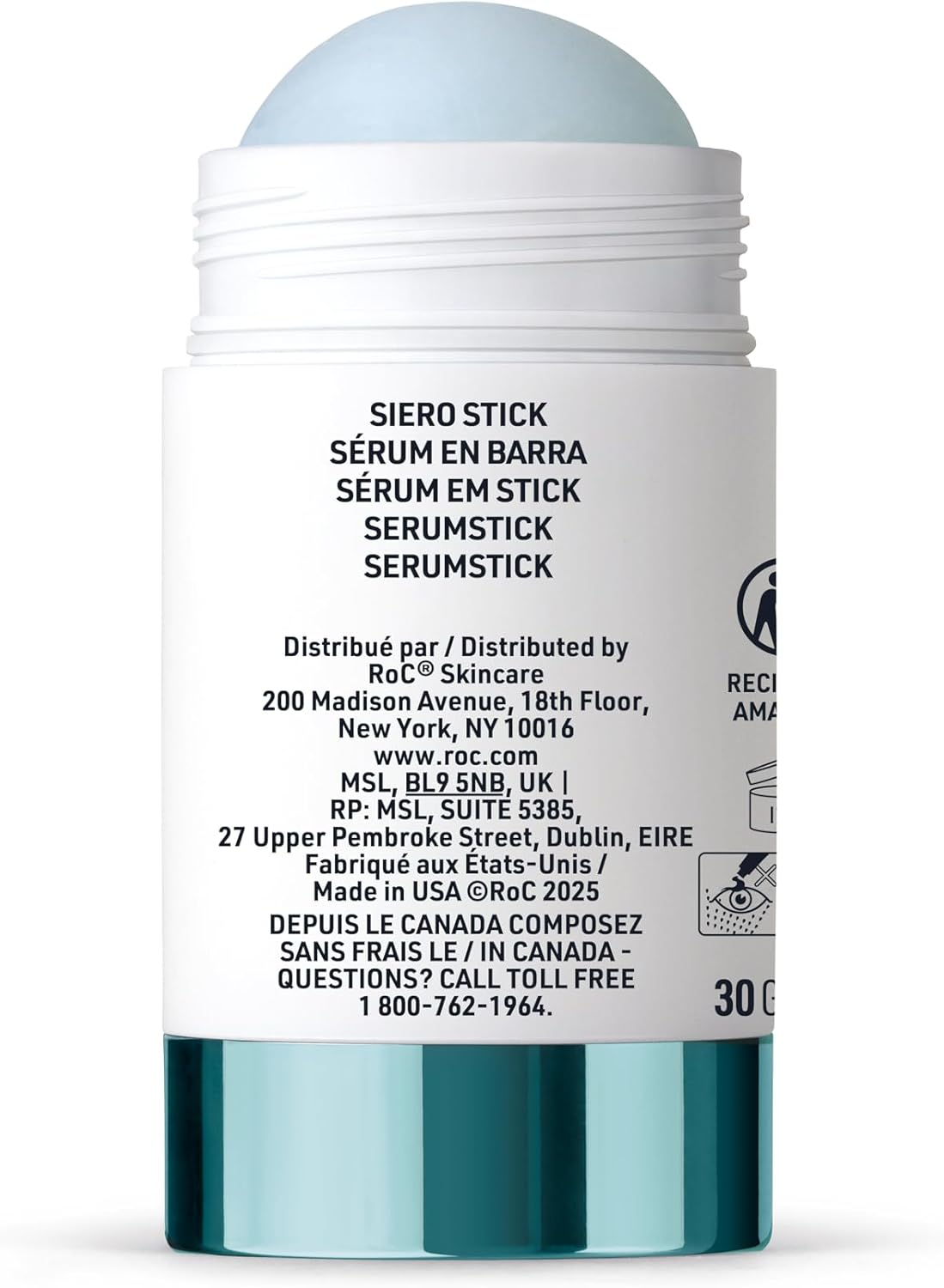 RoC - Hydra+ Serum Stick - 30g - peptides, acide hyaluronique