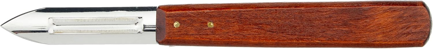 Nogent - éplucheur Classic bois merisier - acier inox - lot de 2 - 01210B