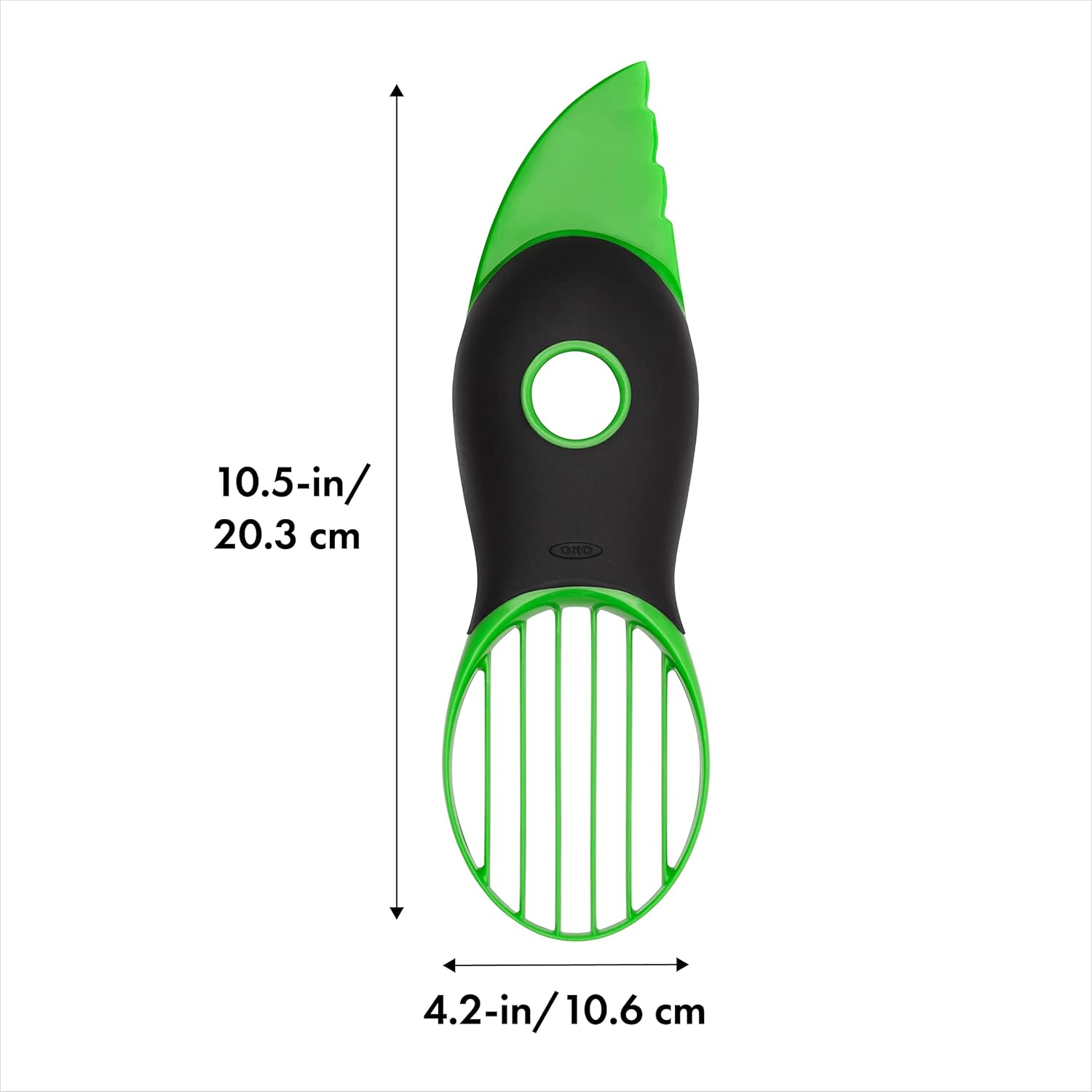 OXO - Good Grips 3 en 1 - Coupe avocat, lame dénoyauter, trancheuse