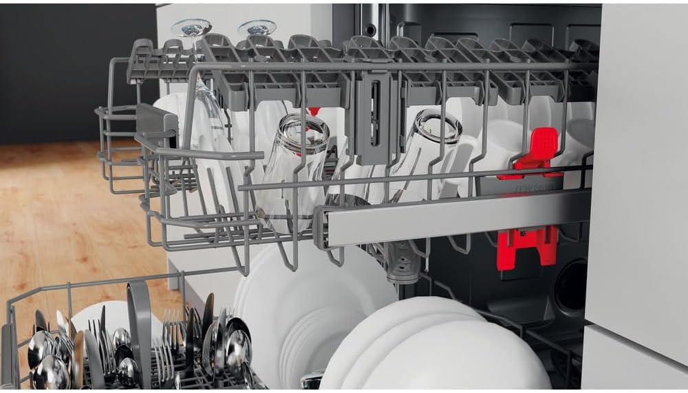 Whirlpool - Lave-vaisselle série 3T141 - grande capacité, inox - WFO 3T141 X