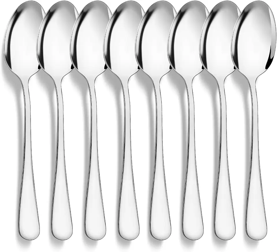 Cuillères à café - inox, 14cm - lot de 8, passe lave-vaisselle