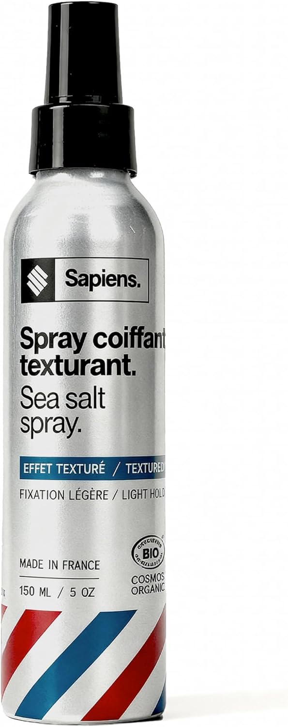 Sapiens - Spray cheveux bio 200ml - texture, volume, kératine, parfum marin