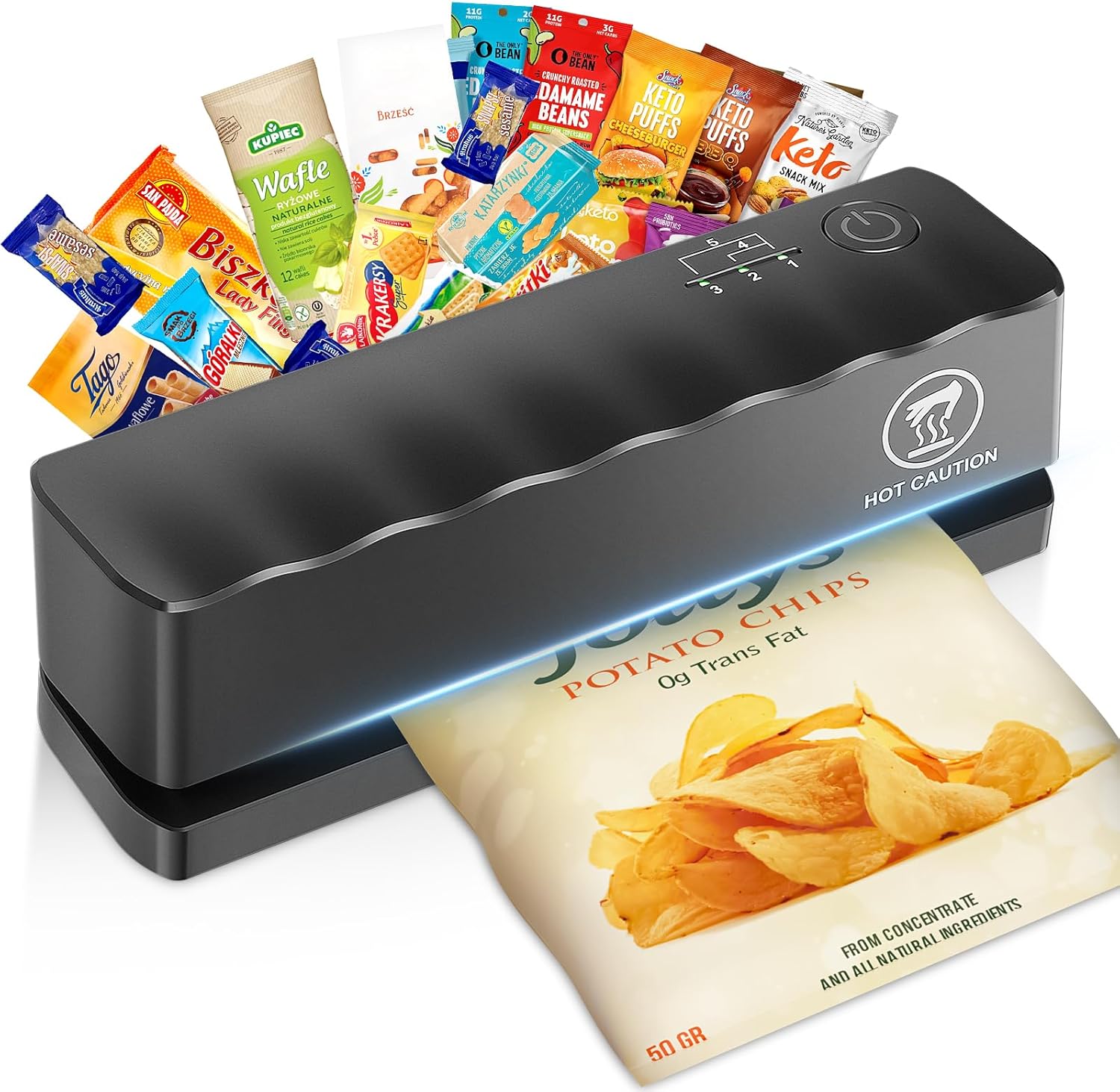 Scelleuse thermique mini - 5 modes - 3000mAh - rechargeable, compacte