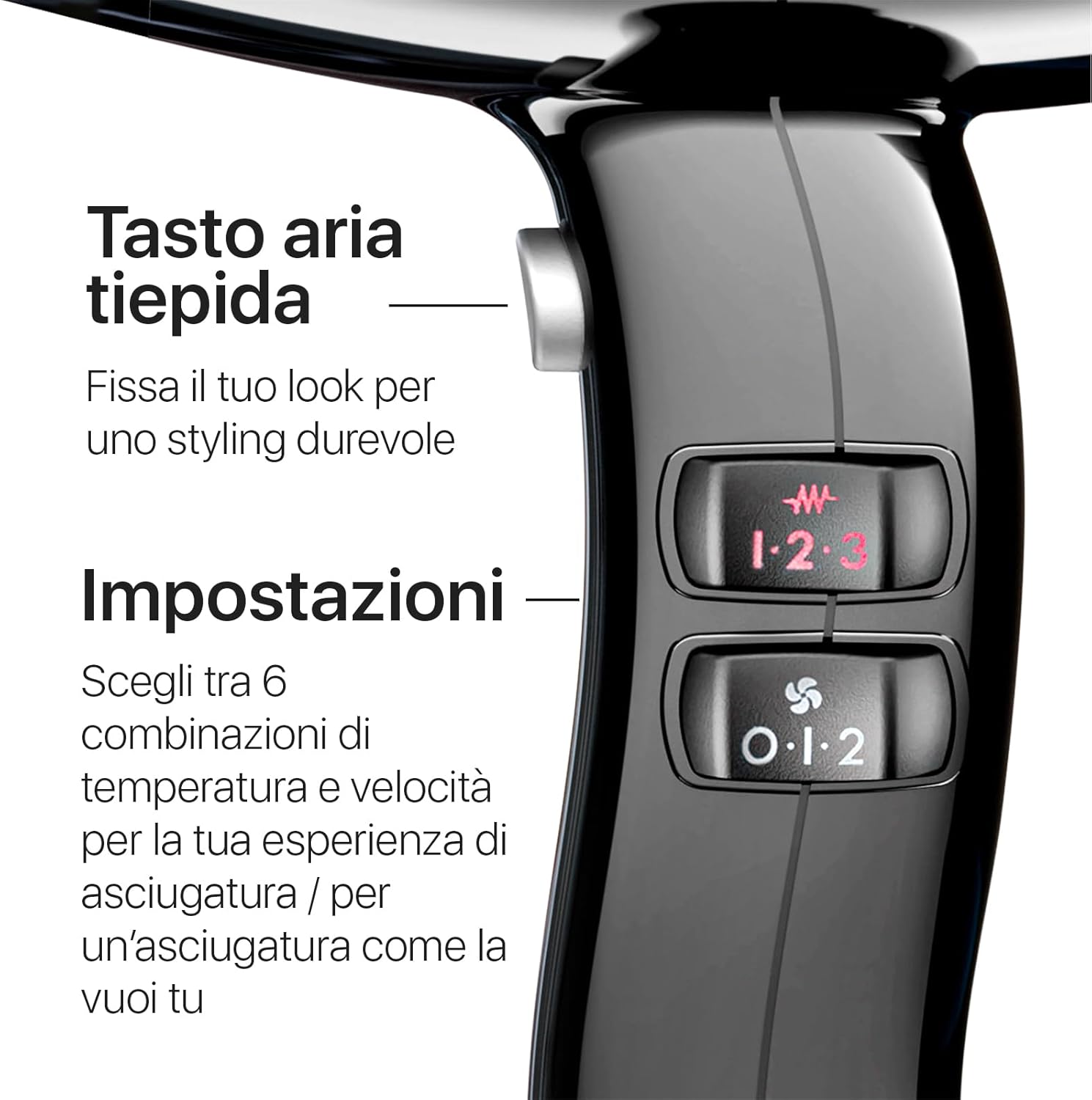 Valera - Silent Jet 7500 - sèche-cheveux pro 2000W, compact, puissant