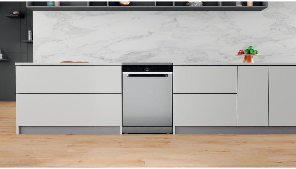 Whirlpool - Lave-vaisselle série 3T141 - grande capacité, inox - WFO 3T141 X