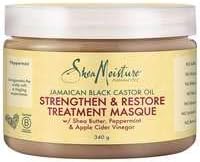 Shea Moisture - masque fortifiant Jamaïcaine - 355ml - réparateur cheveux abîmés