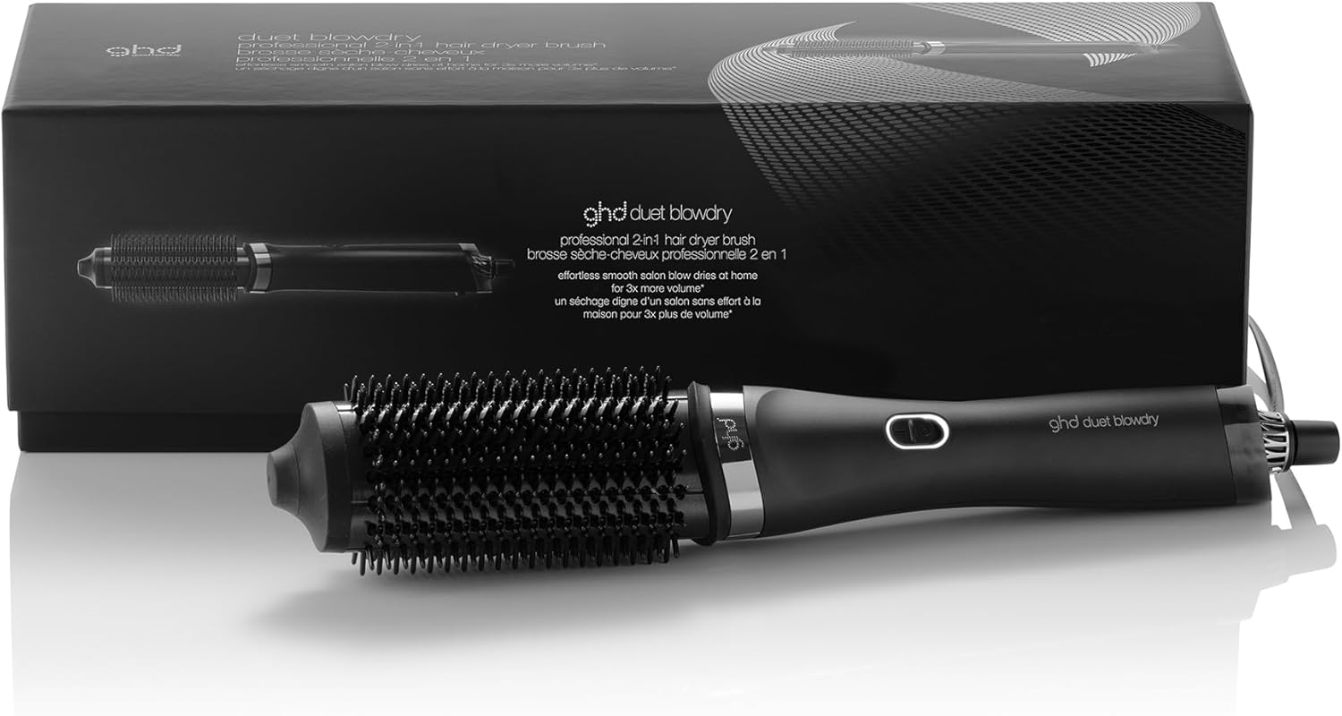 ghd - Brosse soufflante Duet Blowdry - brushing volume, sèche-coiffe cheveux mouillés sans frisottis