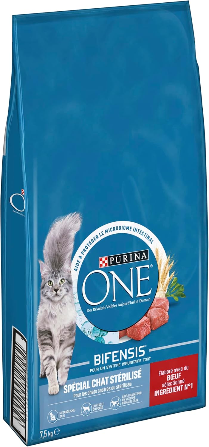 Purina One - Bifensis - 7,5 kg - Renforce immunité, équilibre microbiome, système urinaire sain