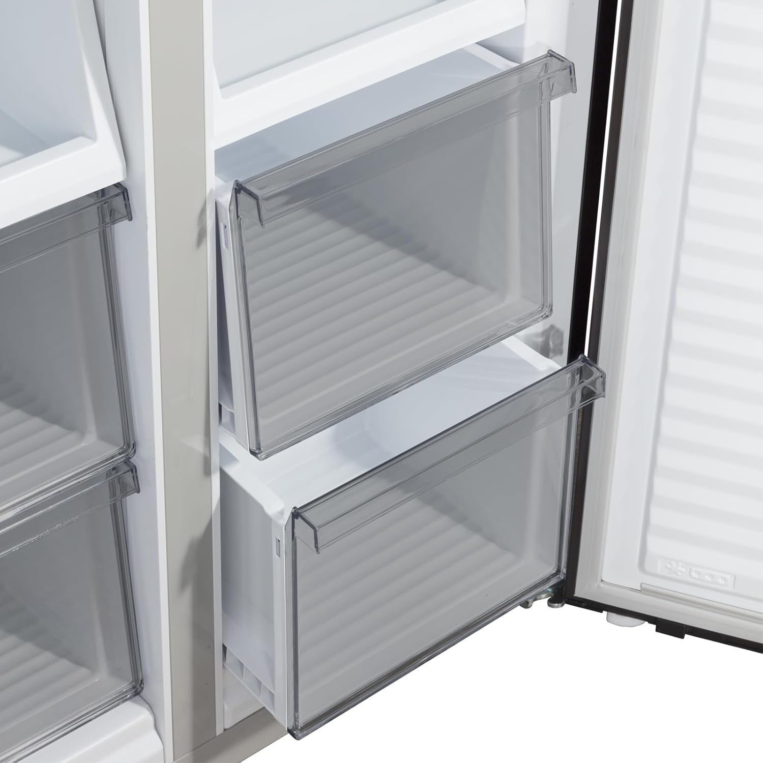 CHIQ - Réfrigérateur multiportes Inox 182x63cm 415L, Smart Inverter, CCD415NEI4E