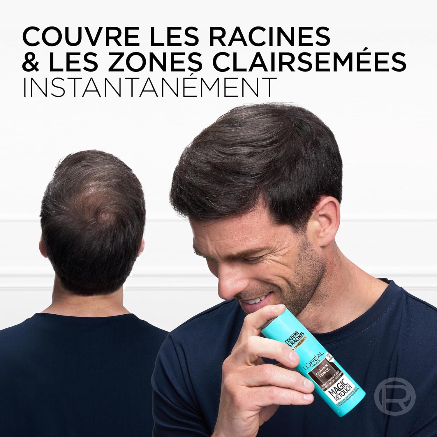 L’Oréal Paris - Magic Retouch - 75ml - Spray racines châtain foncé, correcteur cheveux blancs