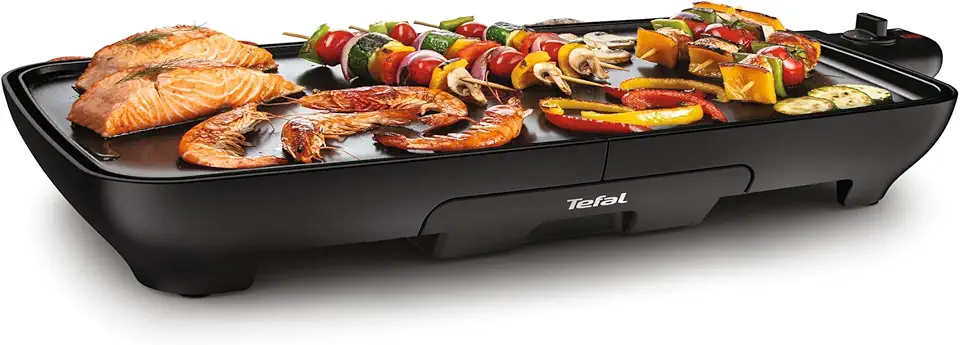 Tefal - Plancha Malaga XL 2000W, grande surface, Thermo-Spot, CB501812