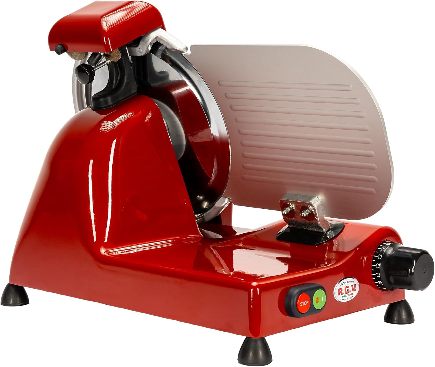 RGV - trancheuse série 90232, 140W, compacte, coloris rouge - 90232-RED