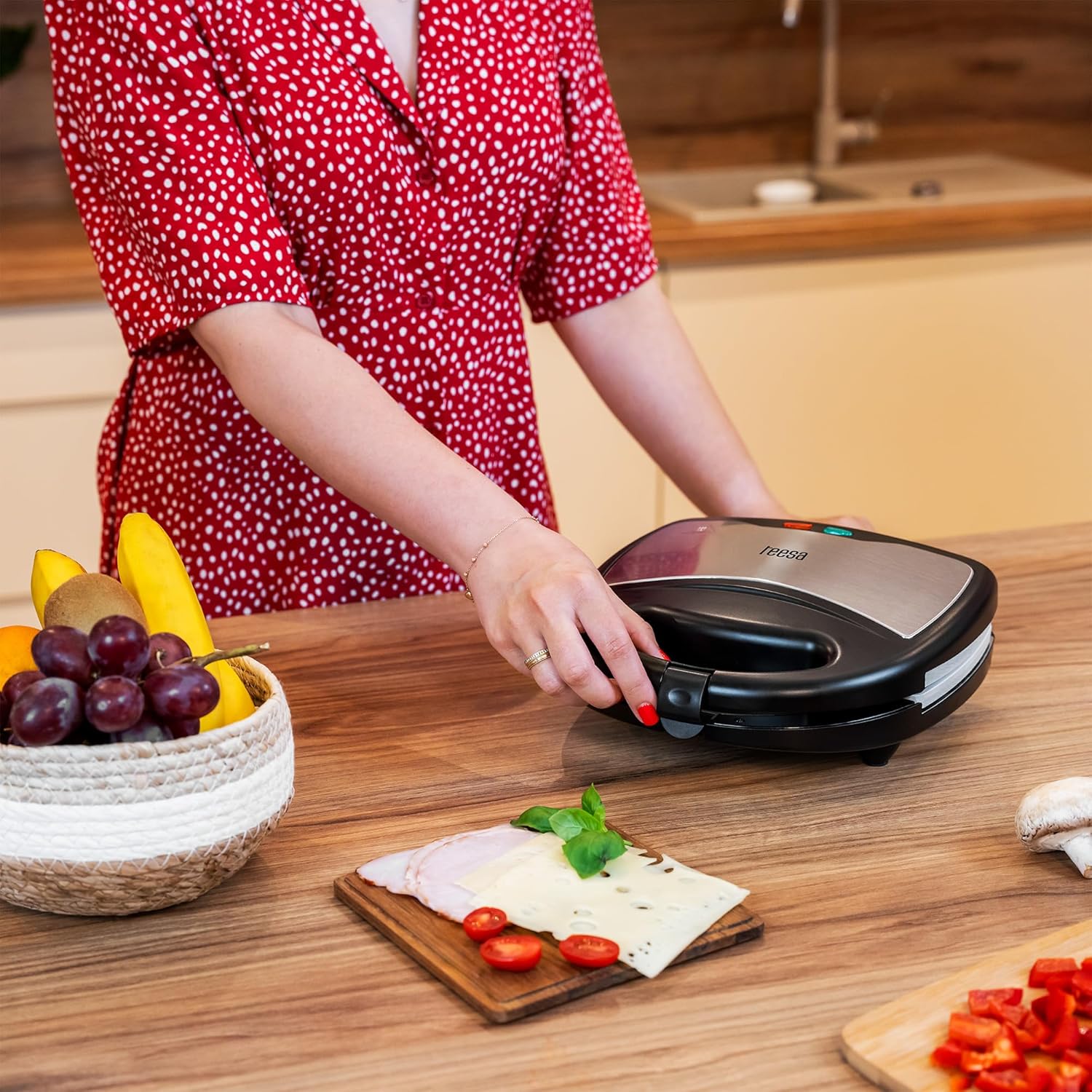 Teesa - Marqueur 3 en 1 argenté et noir - multi-usage - TSA3221