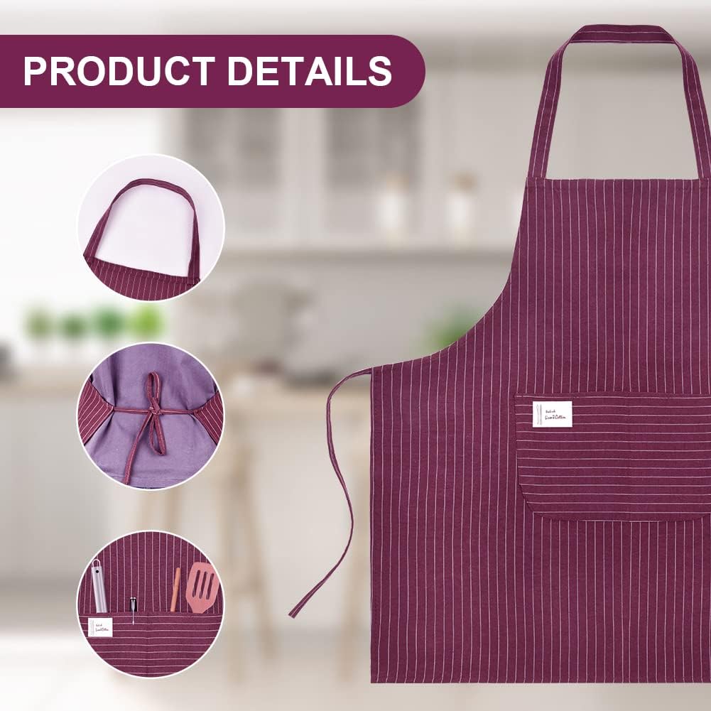 Vicloon - tabliers réglables 2 pièces - imperméable, 2 poches