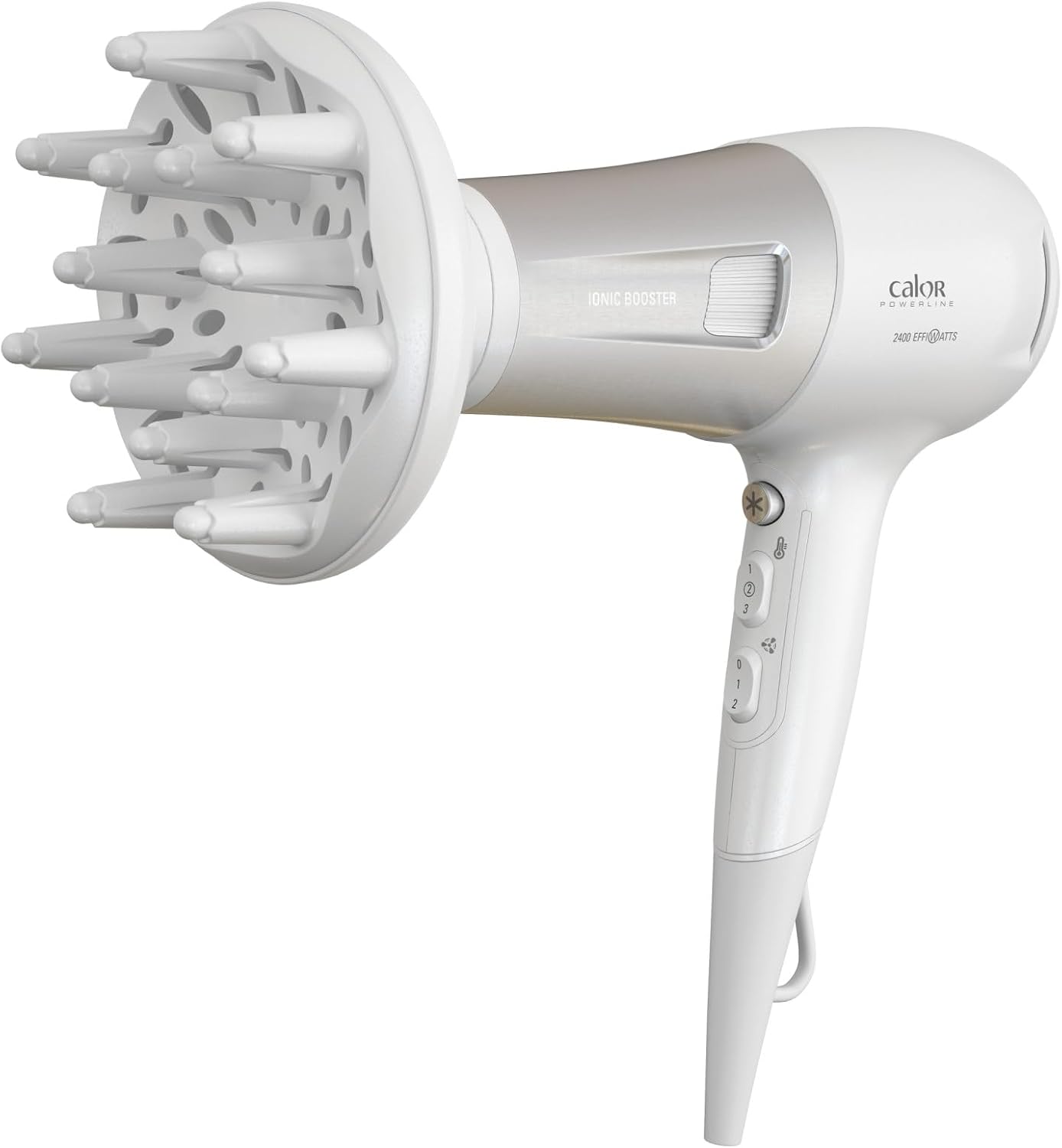 Calor - Powerline sèche-cheveux série - 6 réglages, Booster ionique, Thermo Control, accessoires - CV5930C0